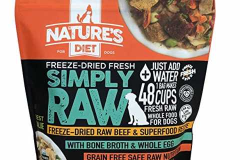 Nature's Diet Simply Raw Freeze Dried Raw Dog Food