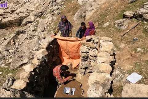 Building an Outdoor Latrine in the Mountains: Nomads of IRAN