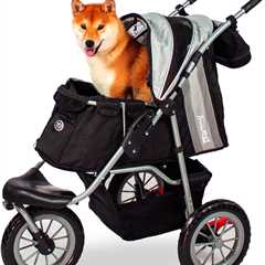 Innopet Dog Buggy Comfort EFA Eco - One-Hand Folding Stroller for Small & Medium Pets